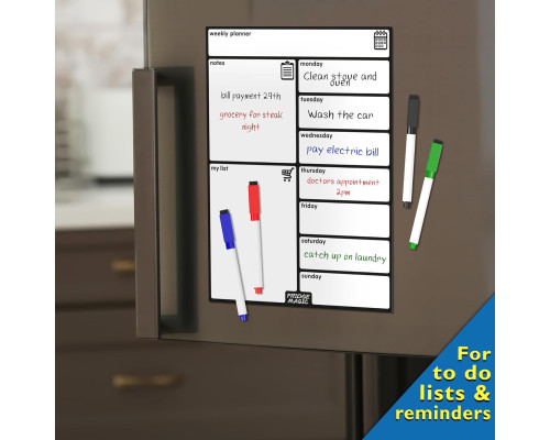 Магнітна дошка для металевого холодильника Fridge Magic 42 x 30 см