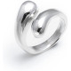 Срібна каблучка у формі краплі 925 проби Silverly, розмiр L 1/2