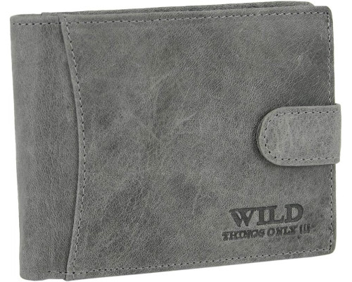 Чоловічий шкіряний гаманець із RFID-захистом WILD THINGS ONLY
