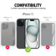 Силіконовий чохол MyGadget, сумісний з Apple iPhone 15