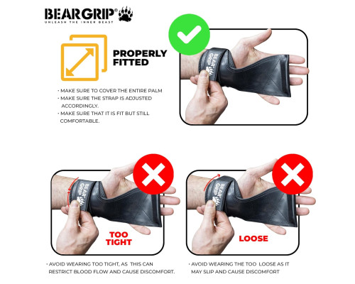 Ремінці для підняття важких предметів BEAR GRIP Multi Grip