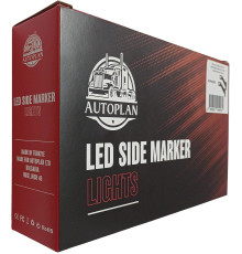 2 Світлодіодні бічні габаритні ліхтарі червоного кольору Formplas