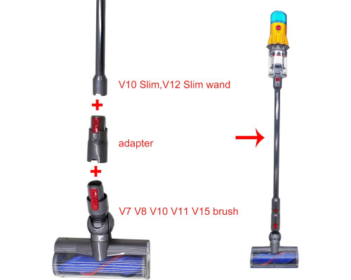 Адаптер сумісний з пилососами Dyson V7 V8 V10 V11 V15