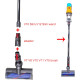 Адаптер сумісний з пилососами Dyson V7 V8 V10 V11 V15