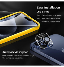 Набір із 3+3 захисних плівок для екрану та камери iPhone ivoler