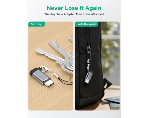 Комплект із 4 адаптерів Lightning USB C для iPhone