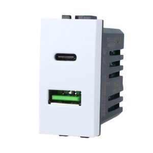 USB-розетка ZOREI USB типу C + USB-A 3.1A