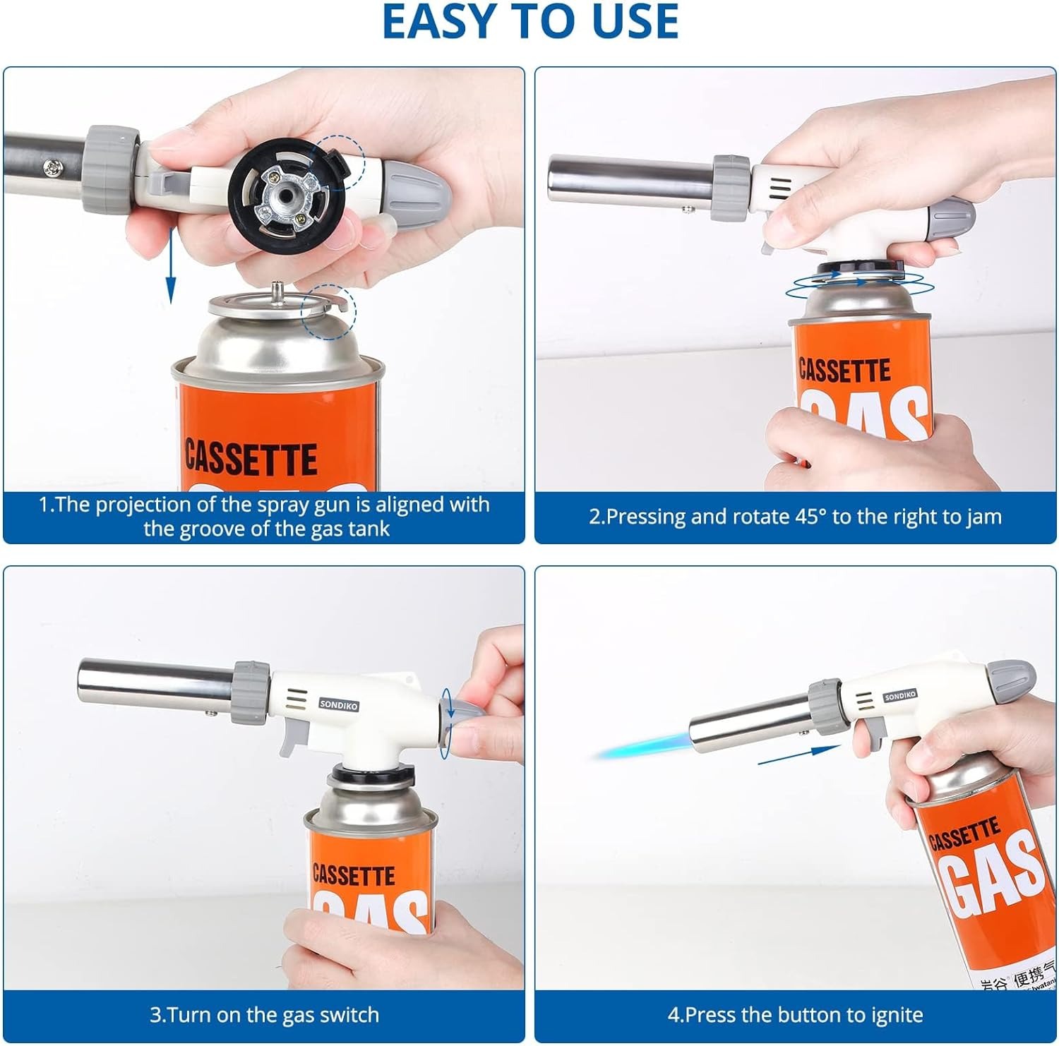 Газова горілка, пальник Sondiko S516