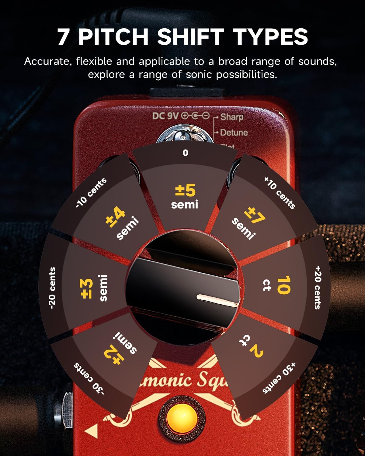 Гітарна педаль ефектів Donner Octave Harmonic Square