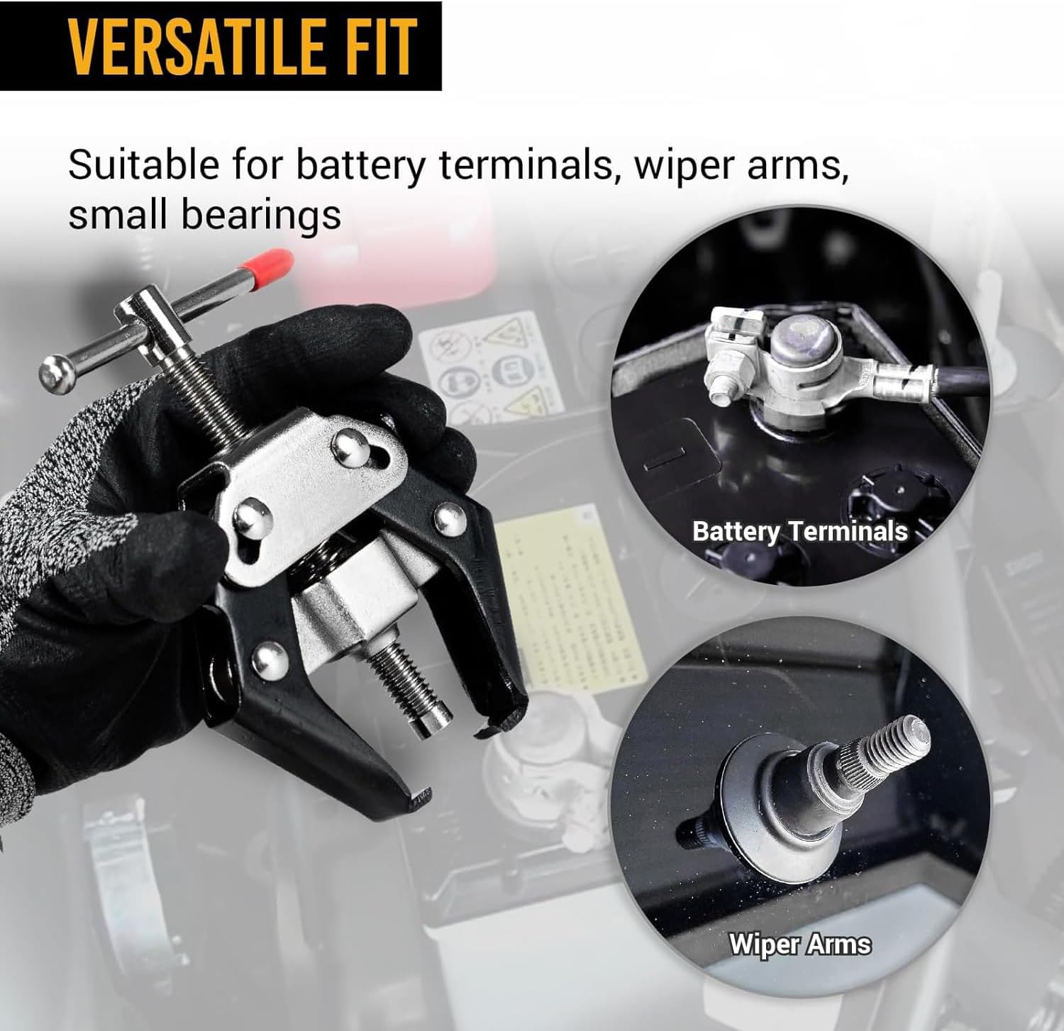 Знімач склоочисників та акумуляторних клем Greluma 6-43 мм