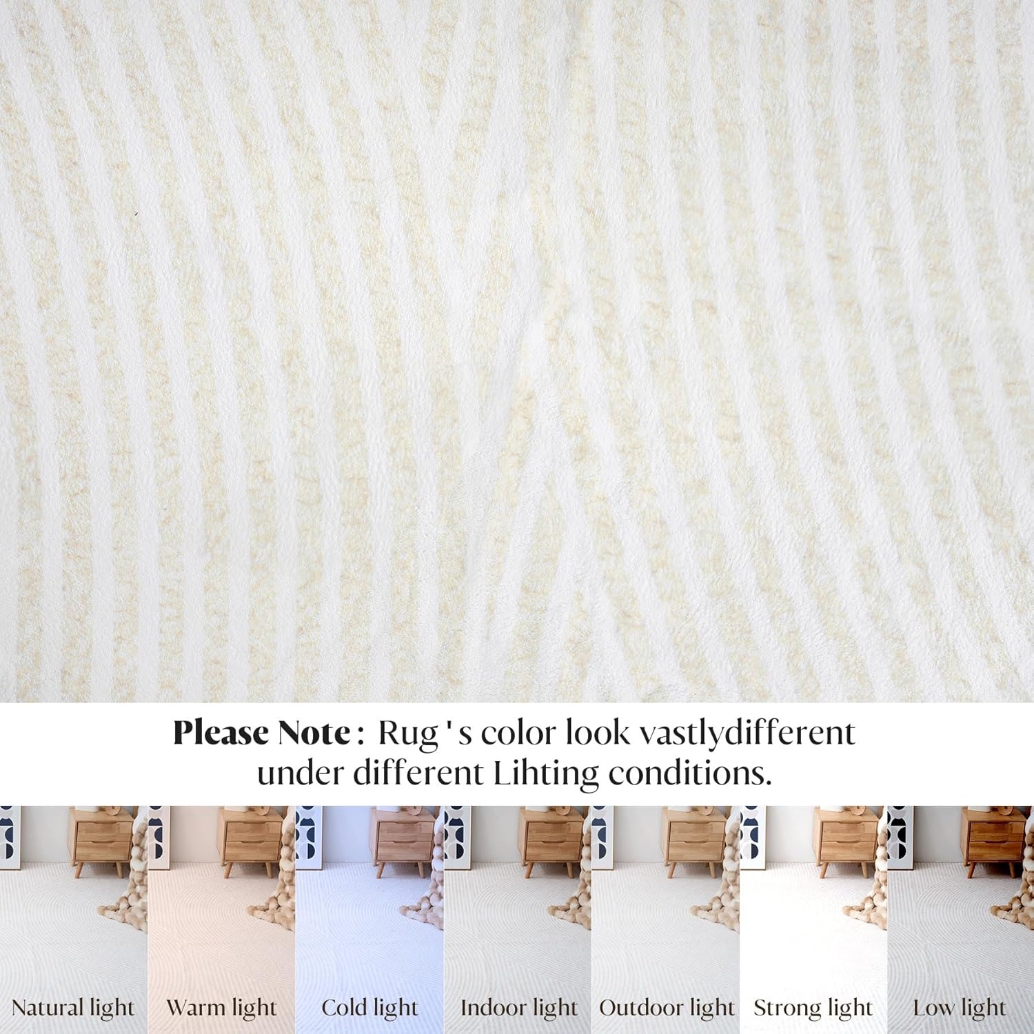 Килим з коротким ворсом HOMFINE (120x170см)