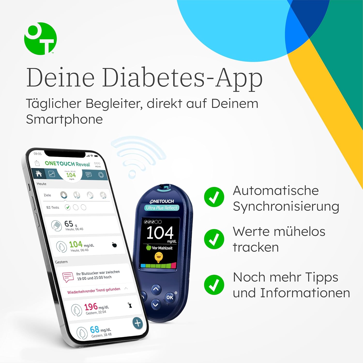 Глюкометр OneTouch Ultra Plus Reflect