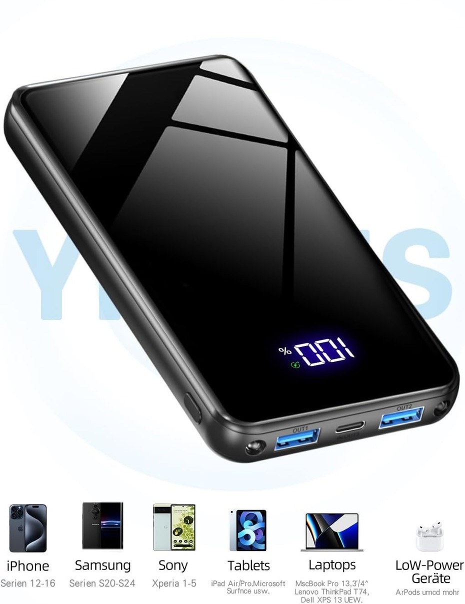 Павербанк/портативний зарядний пристрій YILANS 20000 мАг