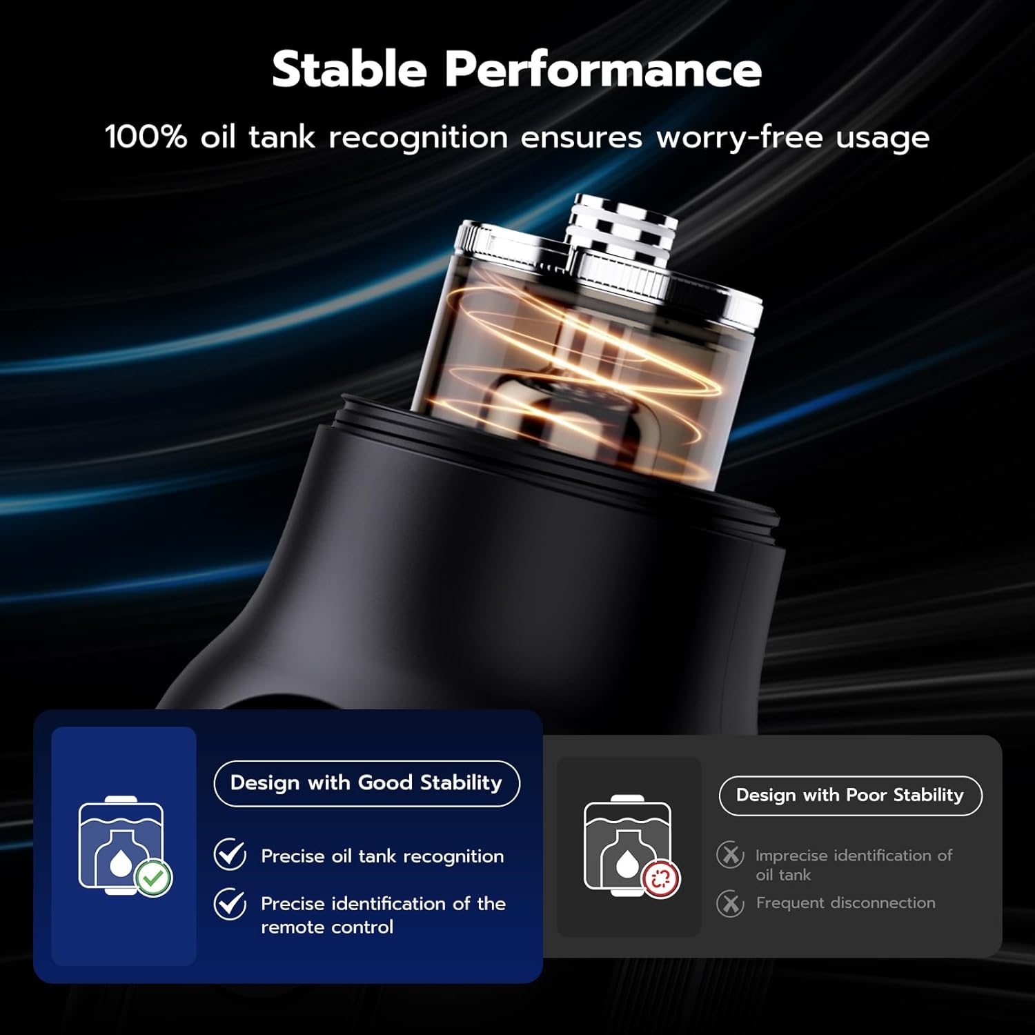 Портативна димова машина TELESIN C40 з пультом дистанційного керування