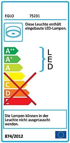 Стельовий світильник Eglo 75231 LED PROCARIA 5xLED/3.36W/230V