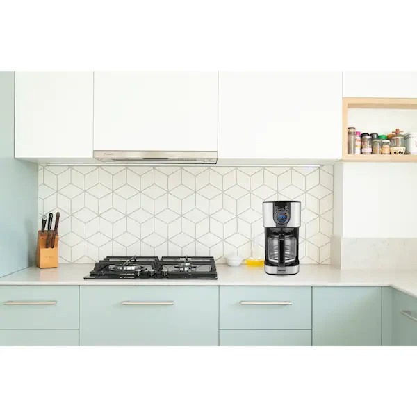 Кавоварка крапельна з функцією підігріву Medion MD 19480 900 Вт зі скляним глечиком 1.5 л, сріблястий