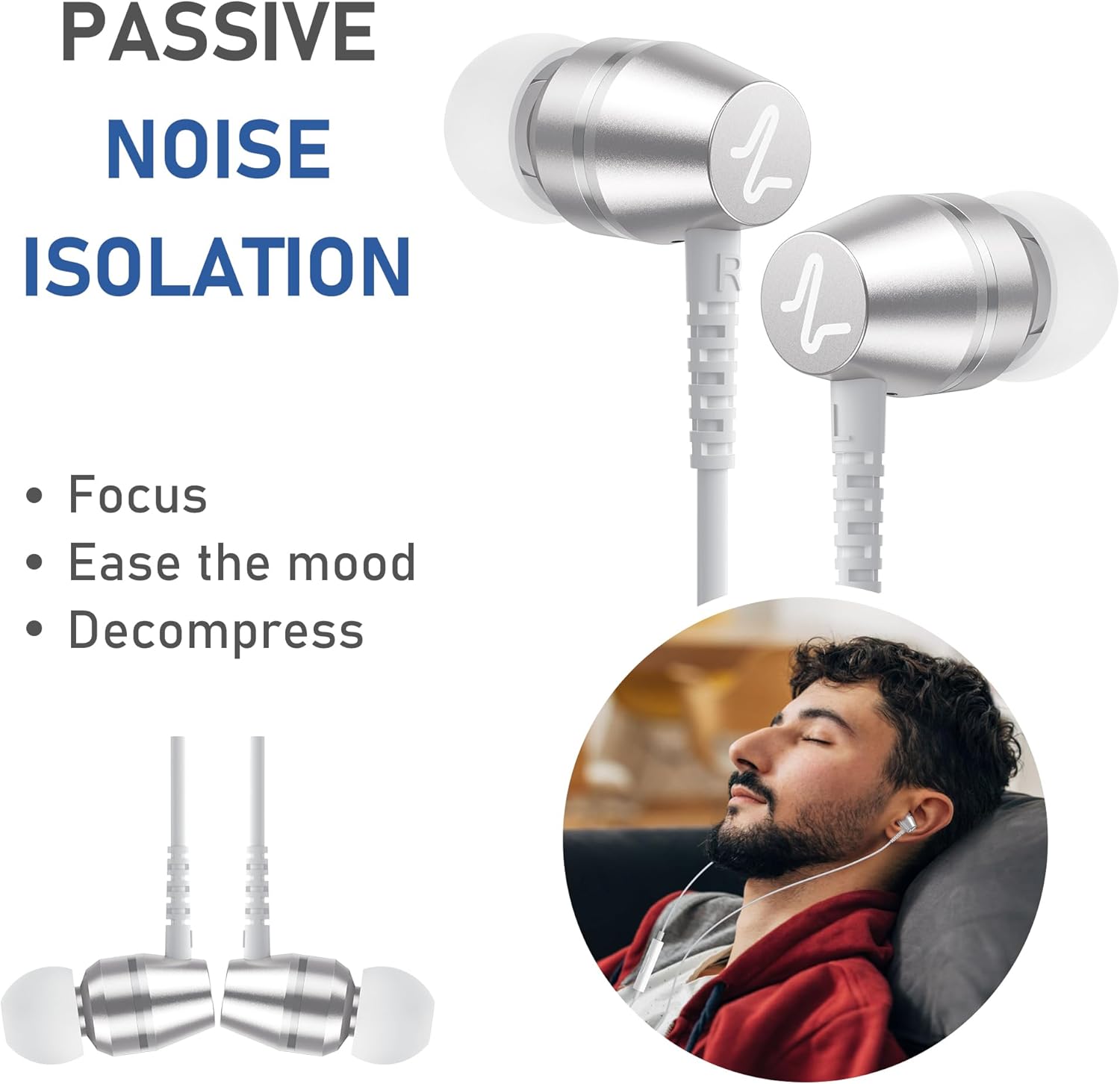 Навушники LUDOS OMNITONE USB-C (Колір: сірий)