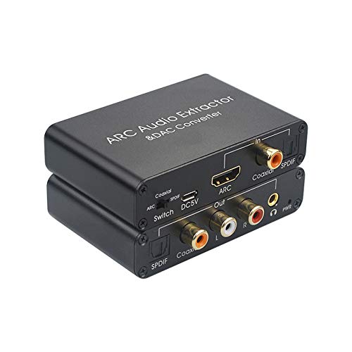 HDMI ARC Audio Extractor із цифро-аналоговим перетворювачем