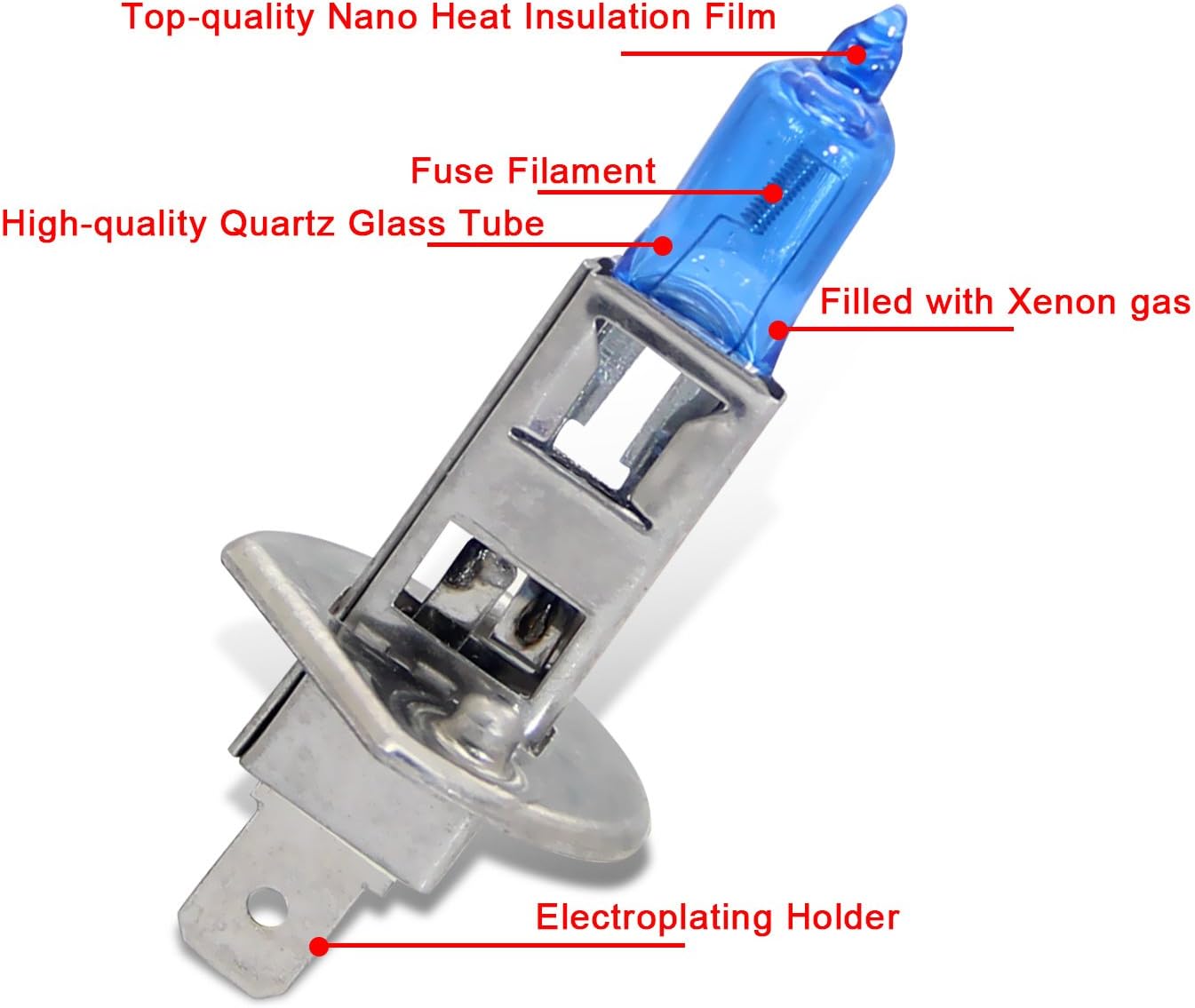 Галогенні лампи WinPower H1/P14.5s 100 Вт (комплект 2шт)