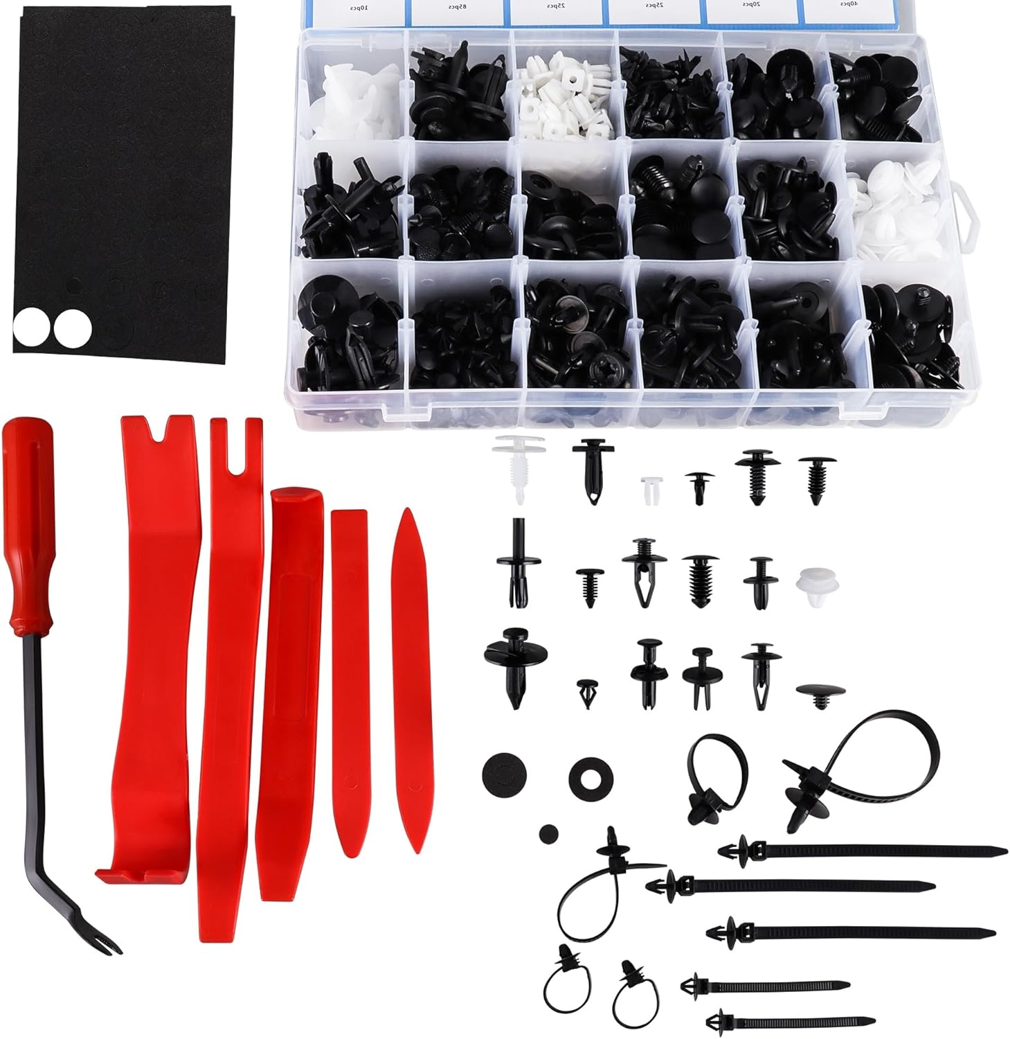 Автомобільні монтажні затискачі TIOMIOSEA (комплект 716 шт)