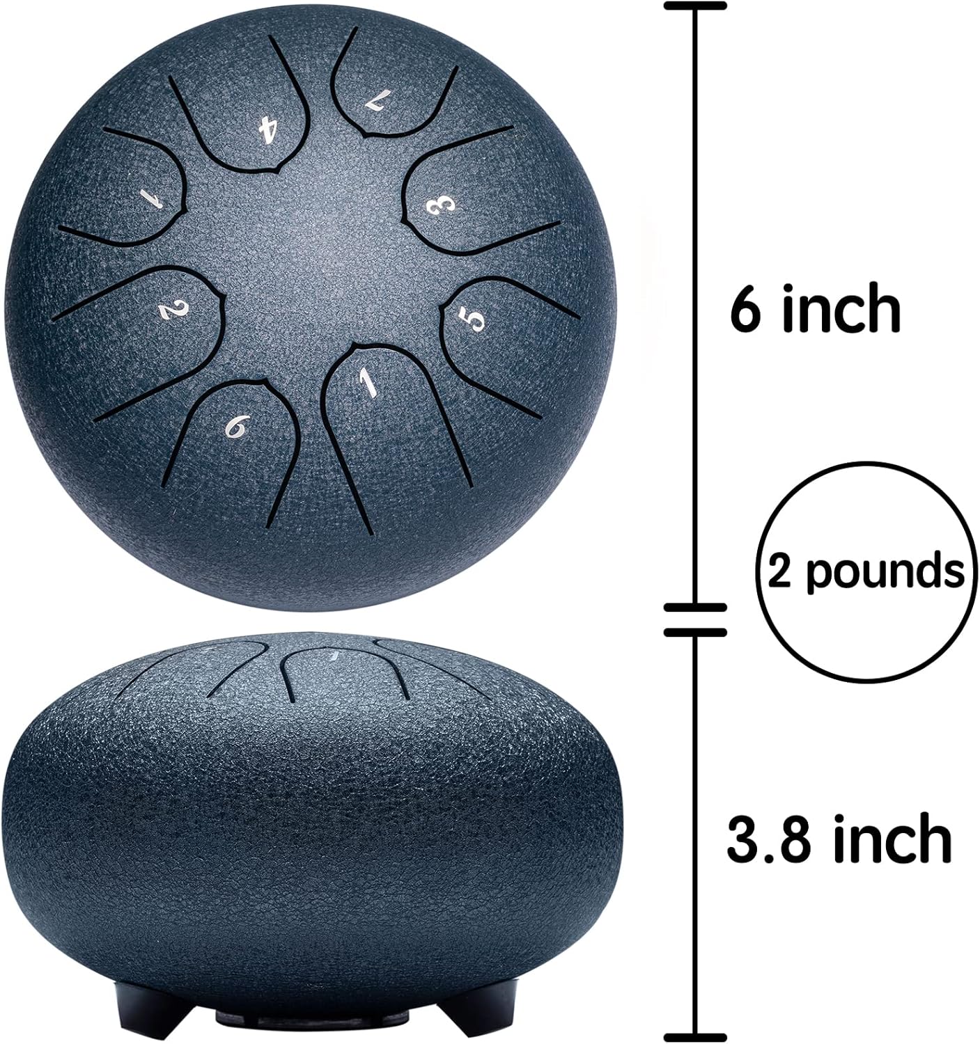 Сталевий язичковий 8 нотний барабан Lronbird