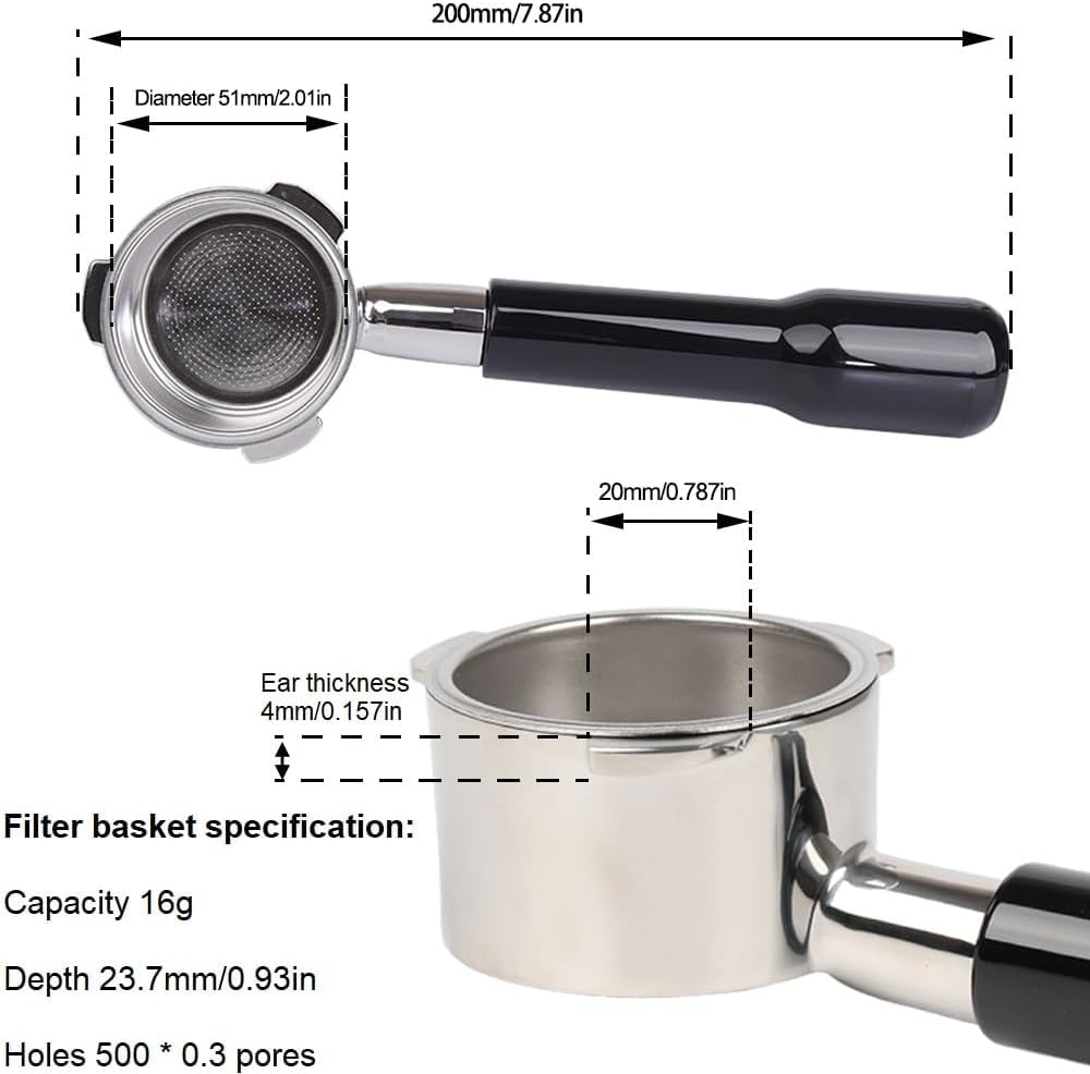 Портафільтр CAPFEI Bottomless 51 мм