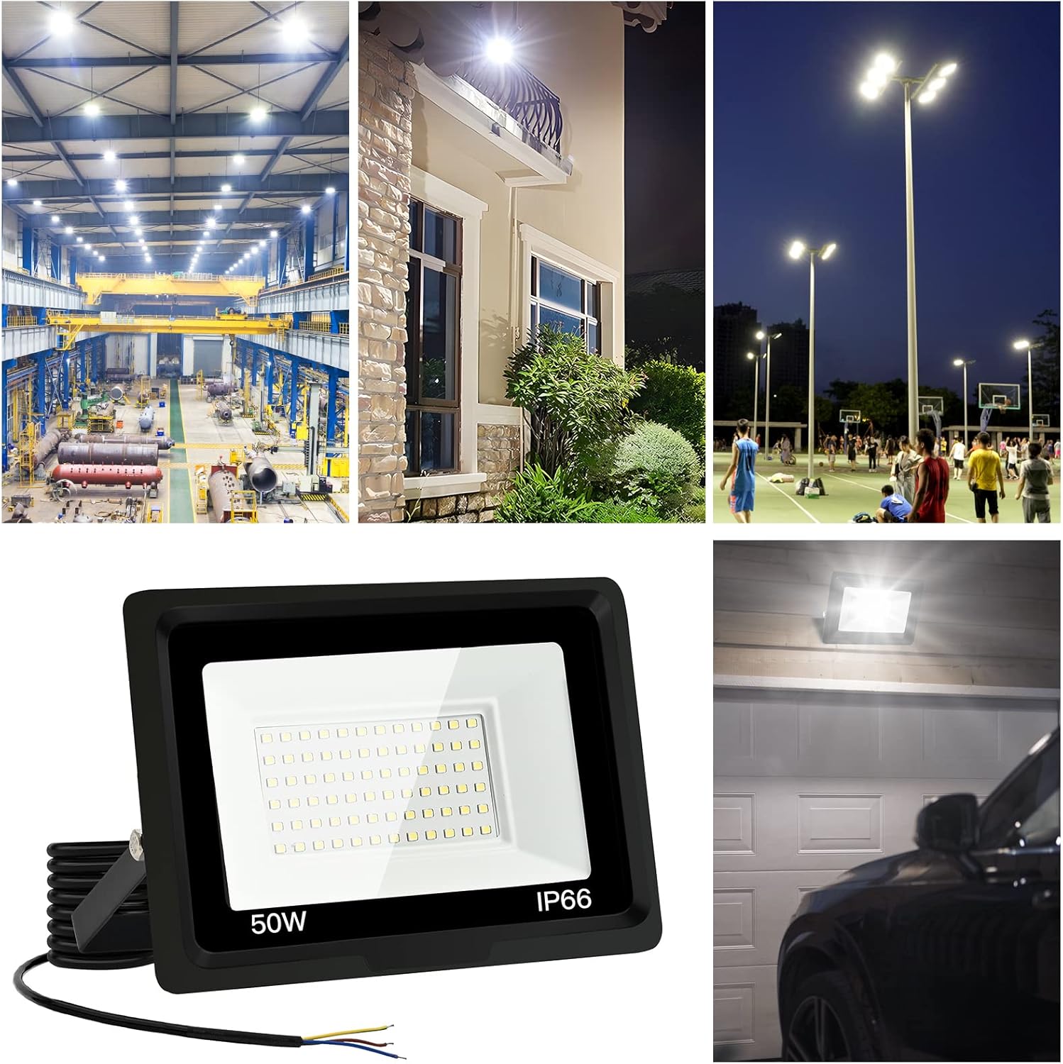 Вуличний світлодіодний прожектор Jefedana 50 Вт 1шт.