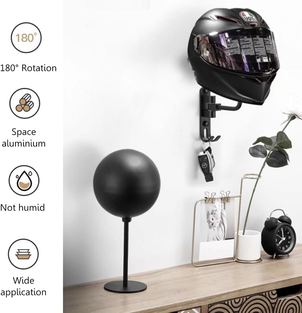 Сферична стійка для мотоциклетних шоломів