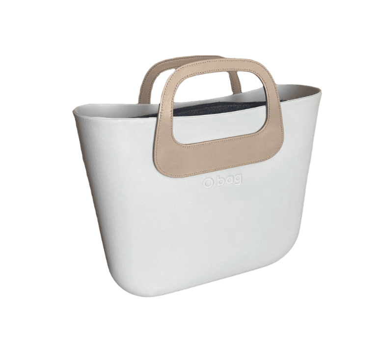 Сумка O-bag Mini XL Extralight 29х31х12 см кольору айс з ручкою з екошкіри